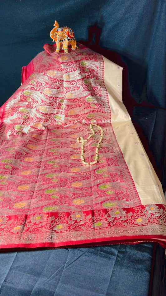 Semi katan silk saree